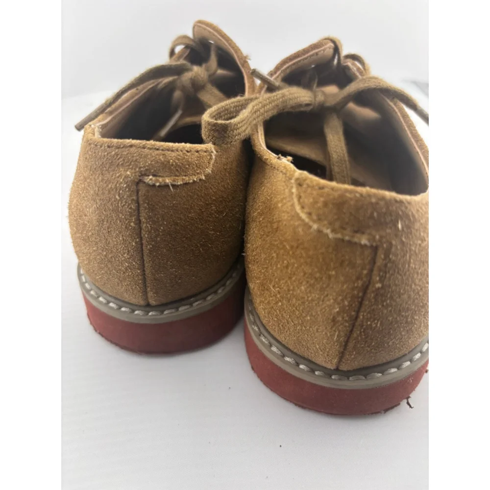 Boys Sperry Suede Oxford Shoes 2.5 (Little Boy) Brown Red